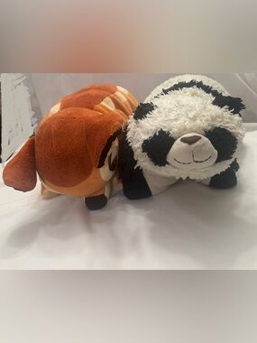 Pillow Pets Bundle Bambi + Panda Plush Set